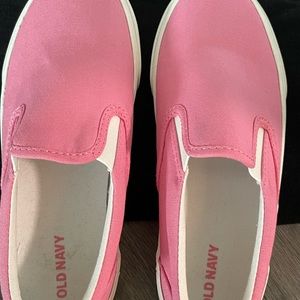 Old navy sneakers, brand new never worn, hot pink size 2.